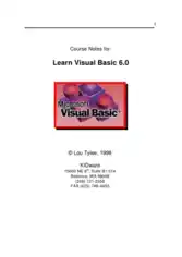 Learn Visual Basic 6.0