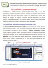 Free Download PDF Books, The Visual Basic Programming Language
