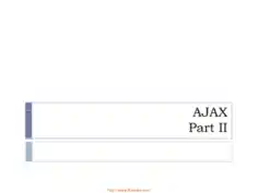 ASP.NET Ajax – ASP.NET Lecture 14