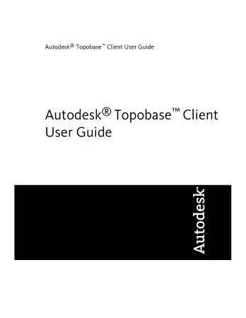 Autodesk Topo Base Client User Guide