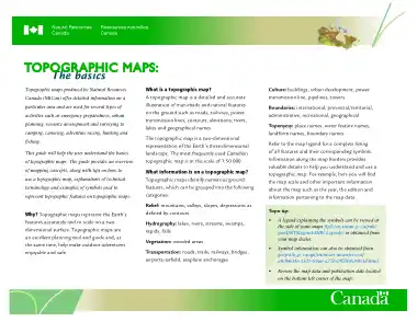 Free Download PDF Books, Topographic Maps The Basics