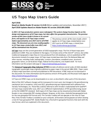 US Topo Map Users Guide