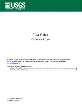 User Guide OnDemand Topo