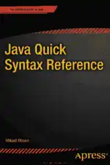 Java Quick Syntax Reference – FreePdfBook