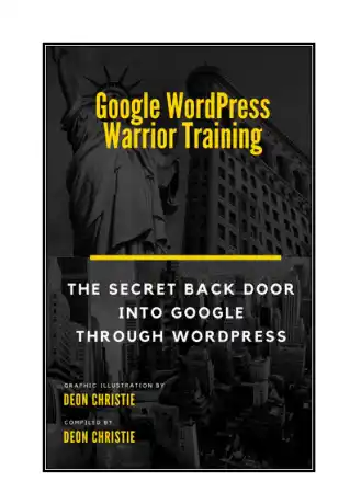 Free Download PDF Books, Google WordPress Warrior Training