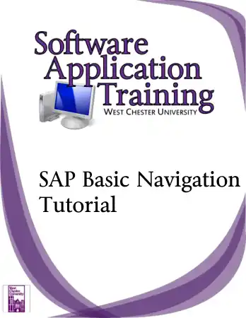 Free Download PDF Books, SAP Basic Navigation Tutorial Software Application Training