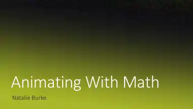 Free Download PDF Books, Natalieburke Animating With Math