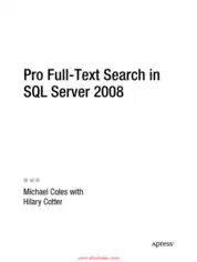 Pro Full-Text Search in SQL Server 2008 – FreePdfBook