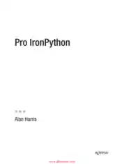 Pro IronPython – FreePdfBook