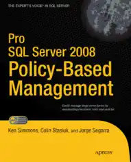Pro SQL Server 2008 Policy-Based Management – FreePdfBook