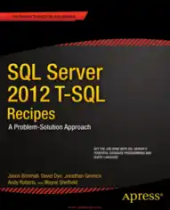 SQL Server 2012 T-SQL Recipes 3rd Edition – FreePdfBook
