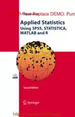Applied Statistics Using Spss Statistica MATLAB And R