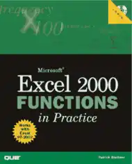 Microsoft Excel 2000 Functions in Practice Book