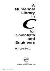 Free Download PDF Books, A Numerical Library in C for Scientists and Engineers – FreePdf-Books.com