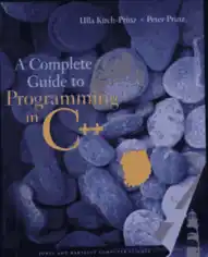A Complete Guide to Programming in C++ Free Pdf Books
